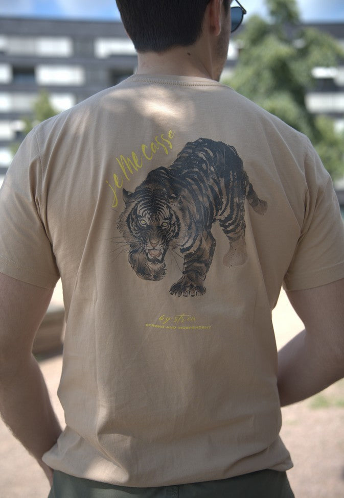 TIGER - JE ME CASSE TEE Sand