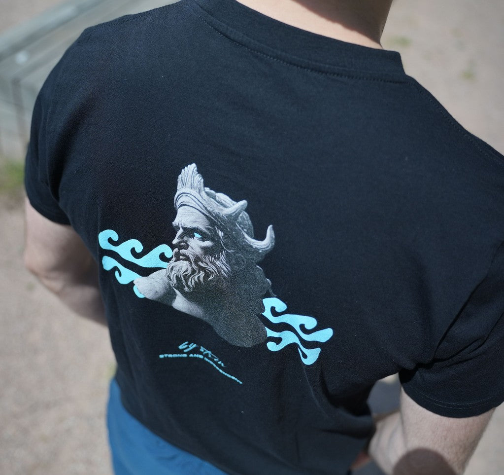 NEPTUN - GOTT DES MEERES T-SHIRT Schwarz