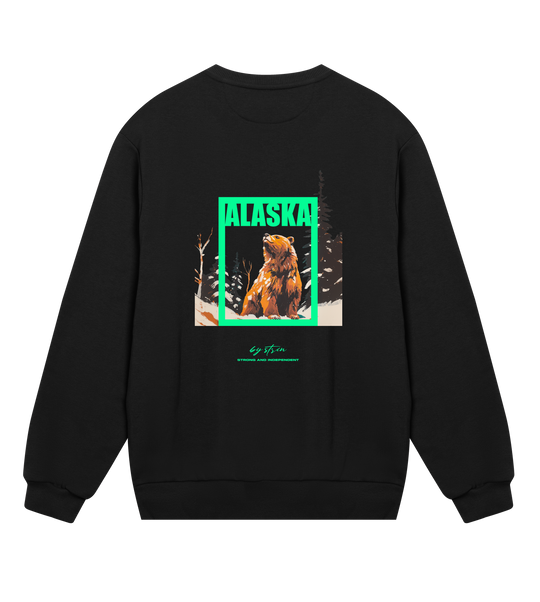 ALASKA BÄR - MINZEGRÜN RAHMEN Schwarz